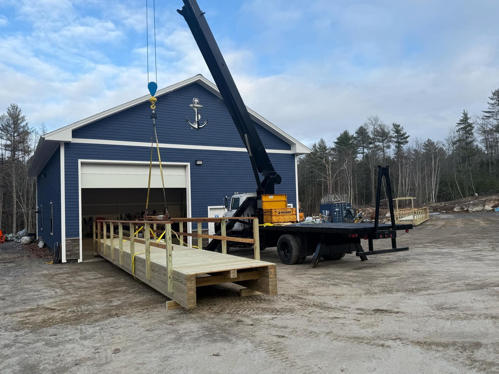 Marine construction project completed by Ocean's Edge Marine in Midcoast Maine — photo 3