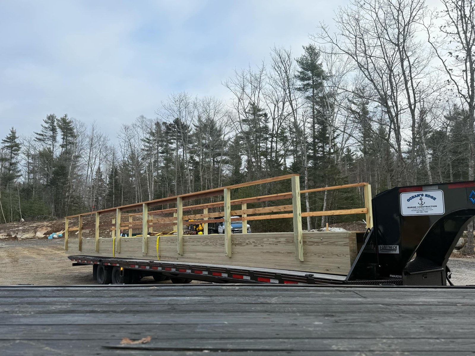 Marine construction project completed by Ocean's Edge Marine in Midcoast Maine — photo 5
