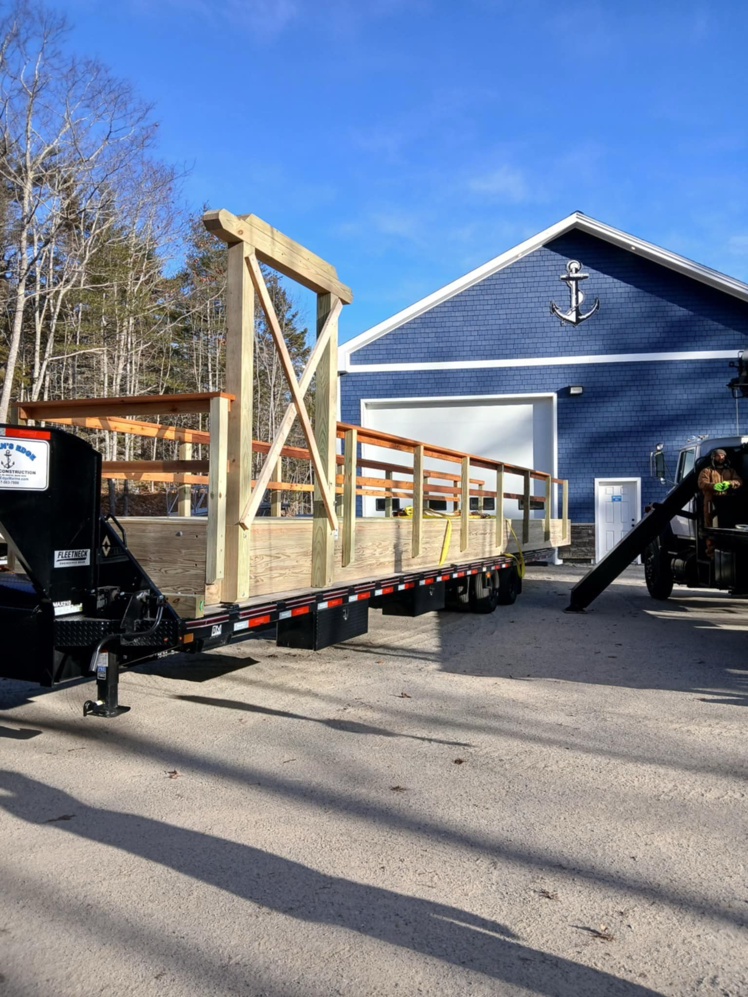Marine construction project completed by Ocean's Edge Marine in Midcoast Maine — photo 6