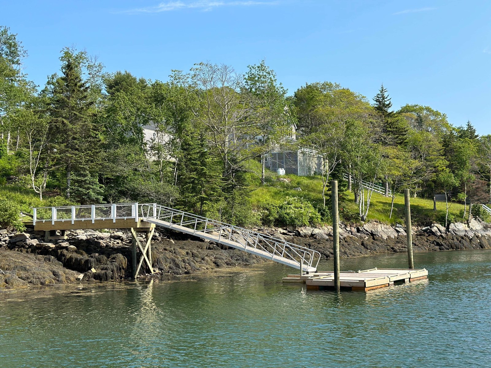 Completed waterfront project by Ocean's Edge Marine in Midcoast Maine — photo 13