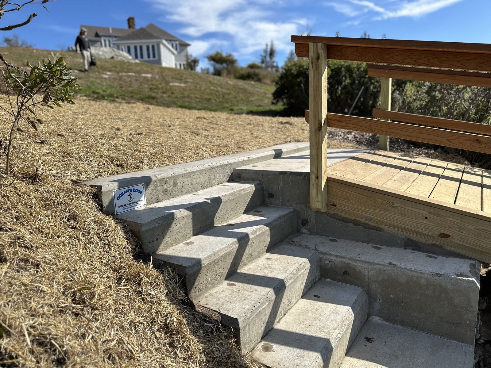 Completed waterfront project by Ocean's Edge Marine in Midcoast Maine — photo 16