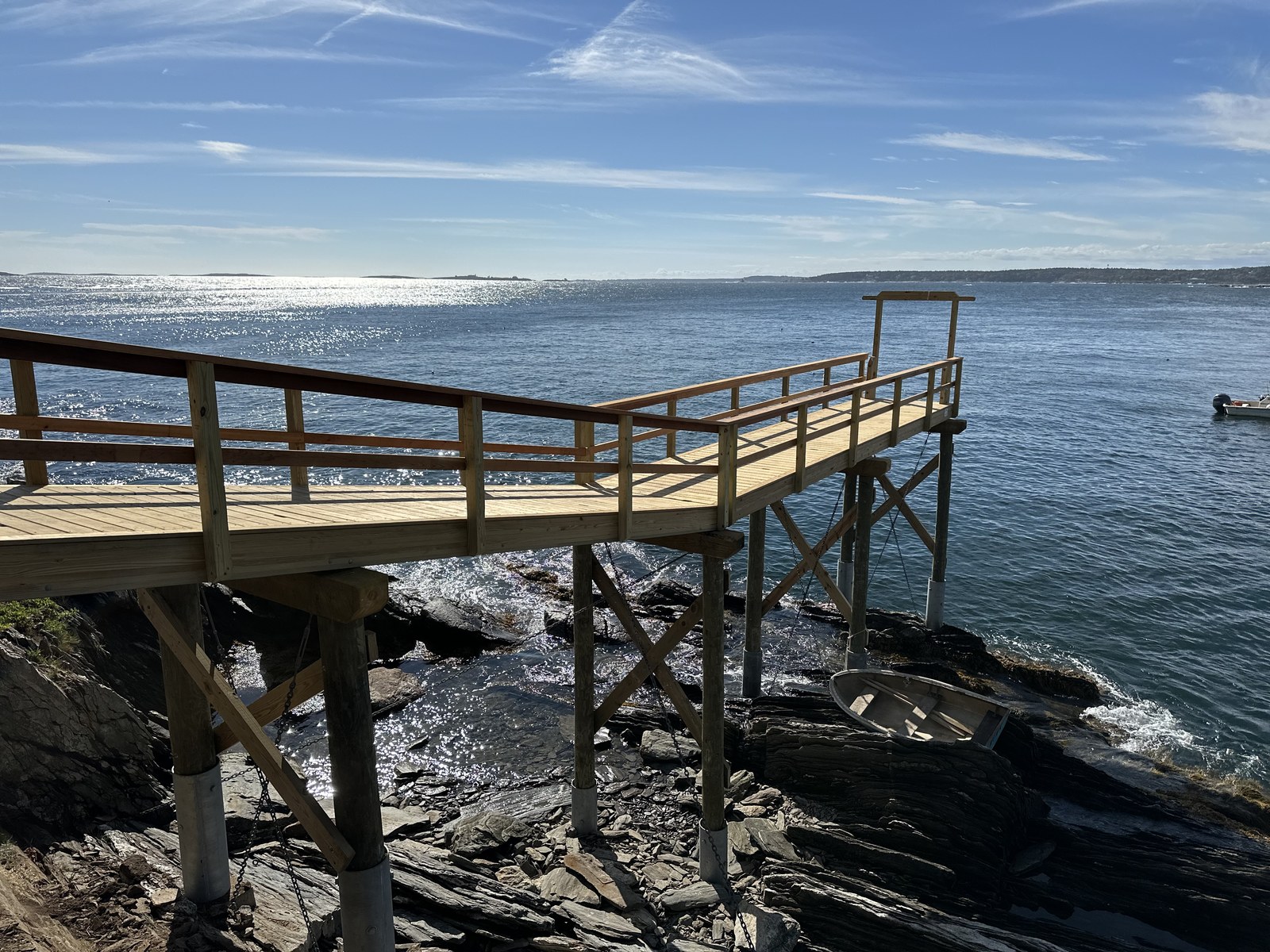 Completed waterfront project by Ocean's Edge Marine in Midcoast Maine — photo 17