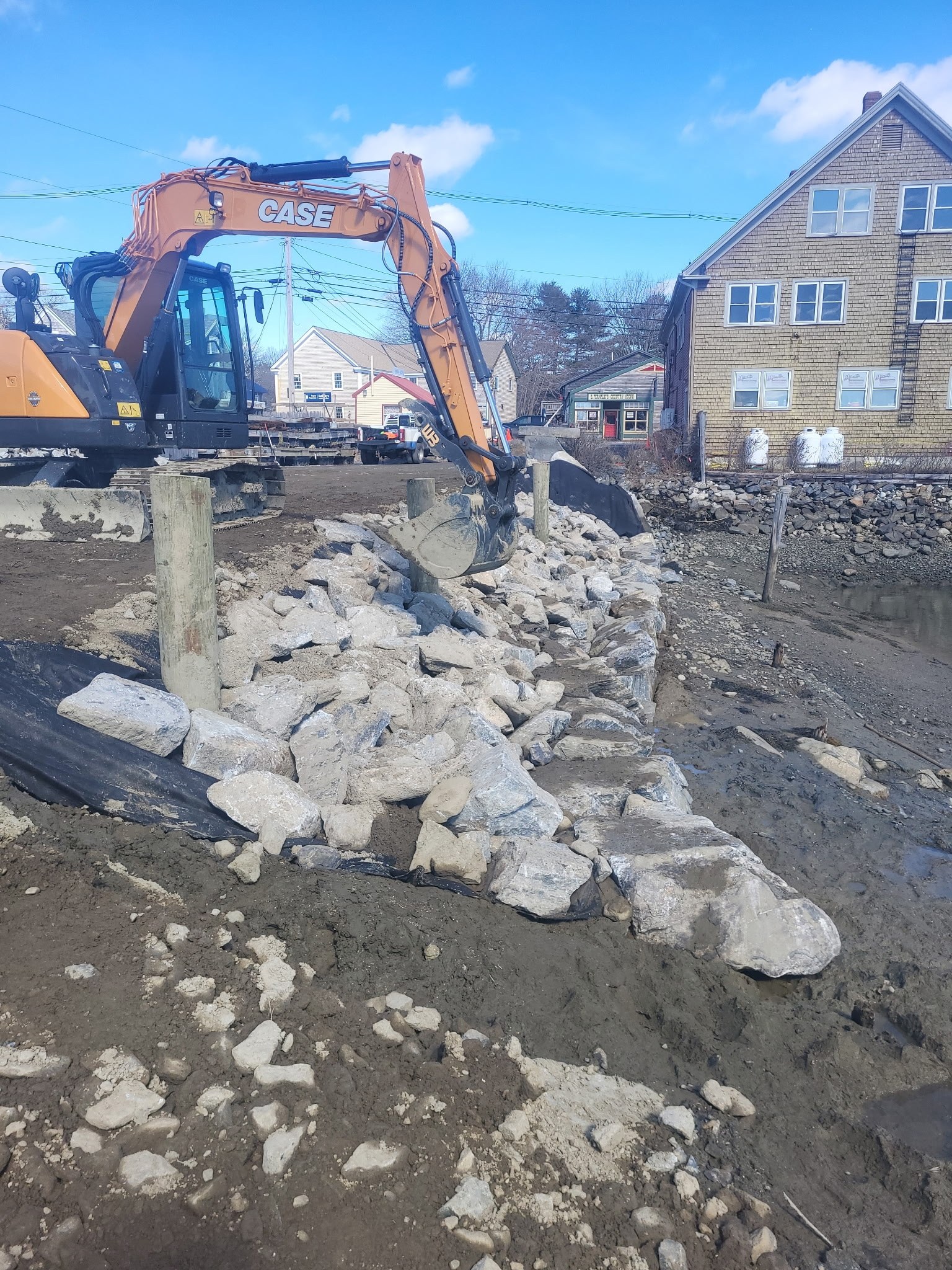 Marine construction work in Midcoast Maine — photo 17